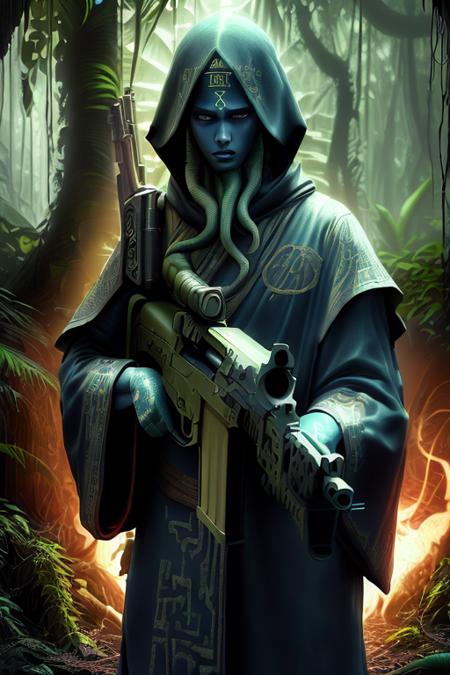 00108-1861472077general_rev_1.2.2mythostech a cultist mutant soldier wearing robes aiming a rifle, in the jungle  horror, disturbing, dramatic lighting, high det.png